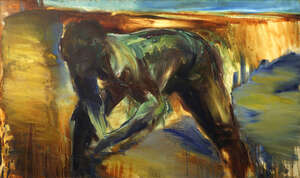 
	
		RTO June Redfern, 
		Scottish b.1951-
		 
		The Field, 1987;
		 
		oil on canvas,...