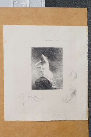 
	
		Henri-Theodore Fantin-Latour, 
		French 1836-1904- 
		 
		Ariane, 1901; 
		 
		