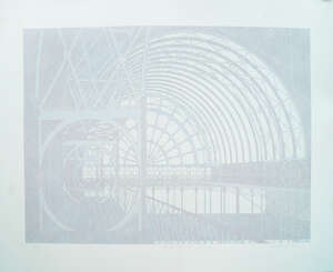 Ben Johnson,
		British b. 1946-
		 
		Crystal Palace II, 1984;
		 
		screenprints in colours on Arches 88, three, each signed, titled, dated and numbere