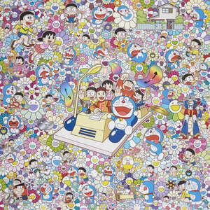 
	
		Takashi Murakami,
		Japanese b.1962-
		 
		On an Endless Journey on a Time Machin with...