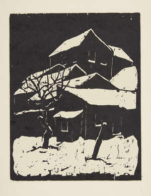 
	
		Jacob Pins,
		Israeli 1917-2005- 
		 
		Landscapes: Woodcuts, 1955;
		 
		the complete...