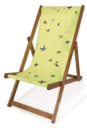 
	
		Damien Hirst, (British b.1965)
		Deckchair, 2007;
		screenprint in colours on woven canvas...