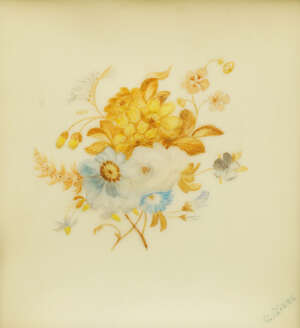 
	
		Constance Gladys Gibbs, British, mid 20th century- Flowers Group; watercolour on...