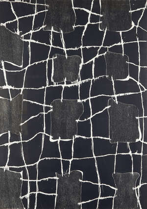 
	
		Ian McKeever RA, 
		British b.1946- 
		 
		Untitled, 1997; 
		 
		unique woodcut...