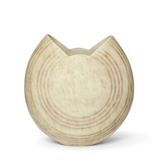 
	
		John Ward (British b.1938), a large hand-built stoneware vase 
		c. late 20th century,...