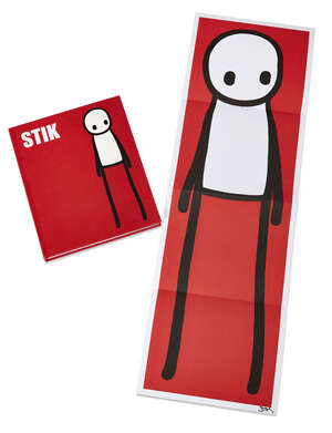 
	
		Stik,
		British b.1979-
		 
		Stik (book), 2015;
		 
		the book, signed with Stik...