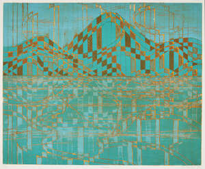 
	
		Stanley William Hayter CBE,
		British 1901-1988-
		 
		Caragh Lake [Black & Moorhead...