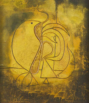 
	
		Anthony Hill, 
		British b.1930 - 
		
		Abstract Forms, 1948; 
		
		mixed technique,...