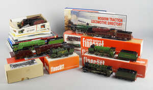 
	
		A South Eastern fine Cast locomotive and tender, No. 6004, in box, together with another...