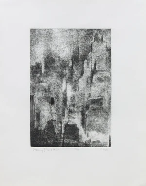 Peter Freeth RA,&nbsp;British b.1938-&nbsp;Dreaming Of Wall Street; Unreal City; This Island Now;&nbsp;three...