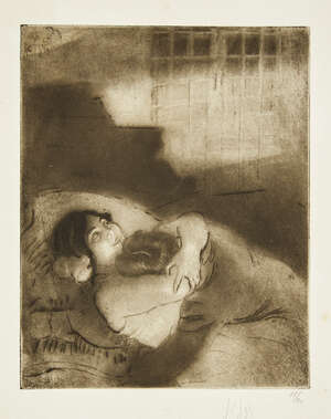 
	
		Louis Auguste Mathieu Legrand, 
		French 1863-1951- 
		 
		Untitled (couple),...