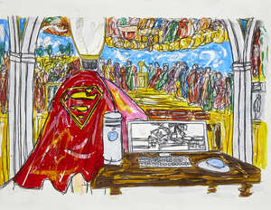
	
		Federico Solmi, 
		American b.1973- 
		 
		The Evil Empire, 2007; 
		 
		mixed media on...