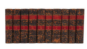 
	
		A miscellany of decorative bindings and reference books, early 20th century and later, to...