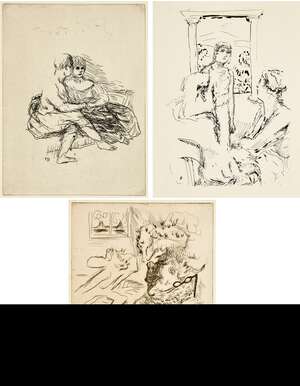 
	
		Pierre Bonnard, 
		French 1967-1947- 
		 
		La Vie de Sainte Monique, 1930; 
		 
		