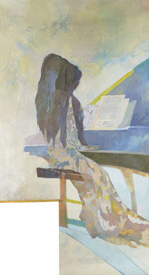 
	
		Leonard Rosoman OBE RA, 
		British, 1913-2012- 
		Section from Hybrid with Roxane...