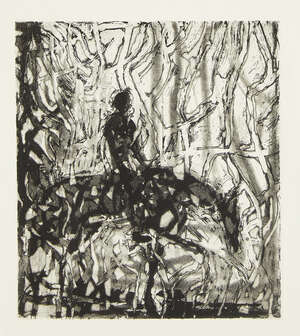 
	
		Christopher Le Brun RA, 
		British b.1951- 
		 
		The Ivory Tower, 2005; 
		 
		etching...