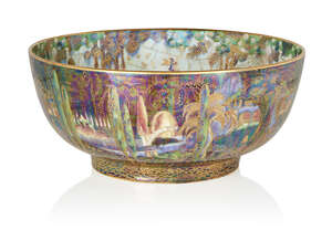 
	
		Daisy Makeig-Jones (1881-1945) for Wedgwood, 
		 
		'Poplar Trees' Imperial shape bowl...