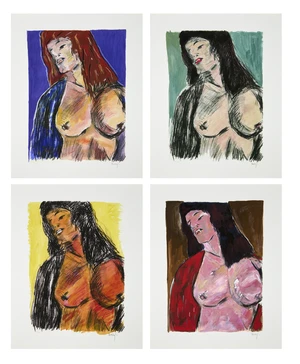 Bob Dylan,&nbsp;American b.1941-&nbsp;Cassandra, the portfolio, 2010;&nbsp;four giclee prints in colours on...