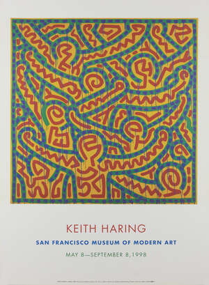 Keith Haring, American 1958-1990, Untitled, 1989 (San Francisco Museum of Modern Art,...