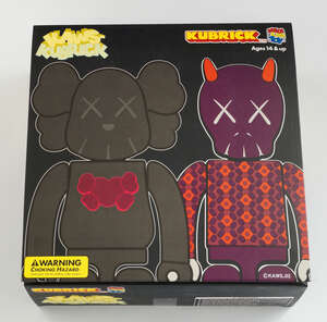 
	
		KAWS,
		American b.1974-
		 
		Kubrick Bus Stop (Volume 1), 2002;
		 
		the complete set...