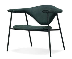 
	
		GamFratesi, a 'Masculo' lounge chair, for Gubi  
		c.2010  
		upholstered in slate grey...