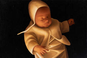 
	
		Renny Tait, 
		Scottish b.1965 - 
		 
		Small is Beautiful, 2004; 
		 
		oil on canvas,...