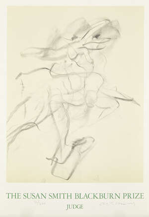 
	
		Willem de Kooning, 
		Dutch/American 1904-1997-
		 
		The Susan Smith Blackburn Prize...