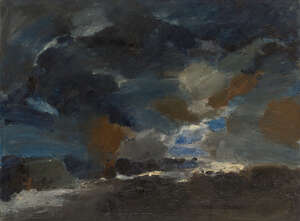 
	
		Norman Adams RA, 
		British 1927-2005 - 
		The Ribble, Stormy Evening, 1957-58; 
		oil...