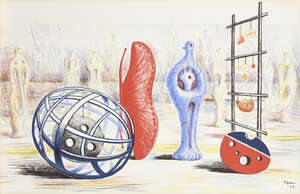 
	
		Henry Moore OM CH FBA,
		British 1898-1986-
		 
		Sculptural Objects, 1949;
		 
		