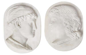 
	
		W. M. Derrick, Innocence, late 19th/early 20th century,  an Italian statuary marble...