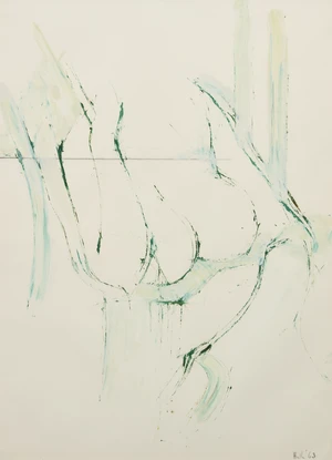 Adrian Heath,&nbsp;British 1920-1992 -&nbsp;Untitled, 1963; gouache on paper, signed and dated lower right...