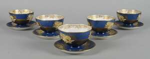 
	
		A Spode porcelain part dinner service, late 19th/early 20th century, decorated with white...