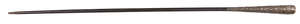 
	
		A Chinese export silver parasol handle, late 19th/early 20th century, decorated with...