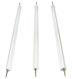 
	
		After Osvaldo Borsani (1911-1985), a set of three 'LT8' standing lamps, designed 1954,...