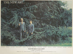 
	
		Gilbert & George,
		British b.1943 & b.1942-
		 
		The New Art Exhibition Poster,...