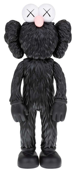 
	
		Property of a KAWS collector, 
		KAWS, 
		American b.1974- 
		 
		BFF (black), 2017;...