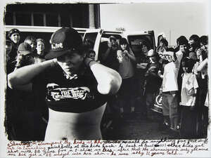 
	
		Ed Templeton, 
		American b.1972- 
		 
		Ante Slingshot a Kid; 
		 
		gelatin silver...