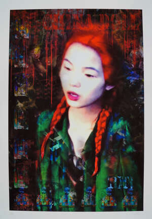 
	
		TRXTR, 
		British b.1954- 
		 
		China Tank Doll; 
		 
		giclee in colours on wove, 