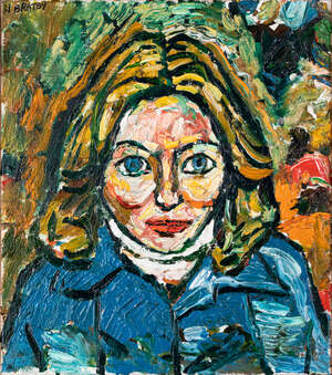 
	
		John Bratby RA, 
		British 1928-1992 - 
		 
		Portrait of a Woman; 
		 
		oil on...