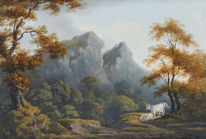 
	
		Attributed to Joseph West of Bath, 
		 
		British fl.1790-1834- 
		 
		Chudleigh...