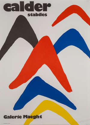 
	
		Alexander Calder,
		American 18981976-
		 
		Stabiles, c.1970s;
		 
		lithographic...