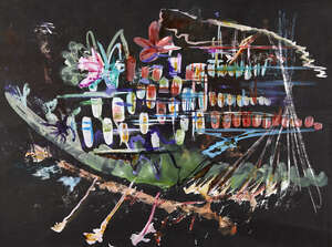 
	
		Derrick Latimer Sayer, 
		British 1917-1992 - 
		 
		Abstract composition; 
		 
		