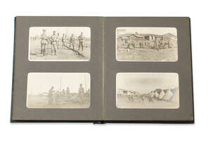 
	
		An album of seventy eight photographs, attributed to show images of the Battle of Yangxia...
