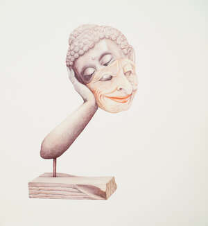 
	
		Aurel Schmidt, 
		Canadian b.1982- 
		 
		Buddha, 2015; 
		 
		archival pigment print in...