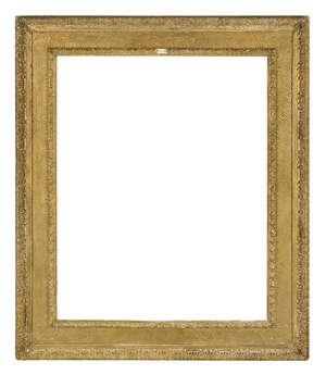 
	
		An English Gilded Composition Watts Frame, mid/late 19th century, with cavetto sight,...