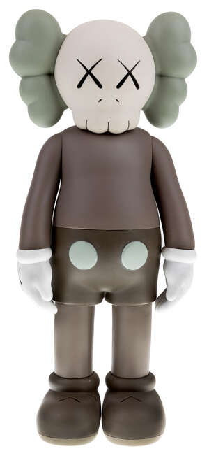 
	
		KAWS, 
		American b.1974- 
		
		Companion (Brown), 2016; 
		
		painted vinyl multiple, 