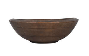 
	
		A sycamore dairy bowl, 19th century, of typical form, 42cm diameter
		 

	

