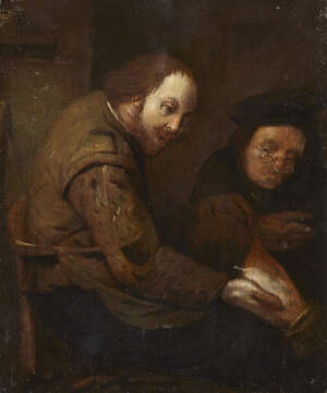 
	
		Manner of David Teniers the Younger, 
		late 17th/early 18th century- 
		 
		The...