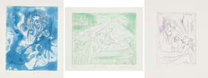 
	
		Adrian Wiszniewski, 
		Scottish b.1958- 
		 
		Execution, 1986; 
		 
		etching in...