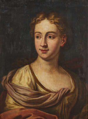 
	
		Follower of Francesco Furini, 
		 
		Italian c.1600-1646- 
		 
		Portrait of a lady,...
